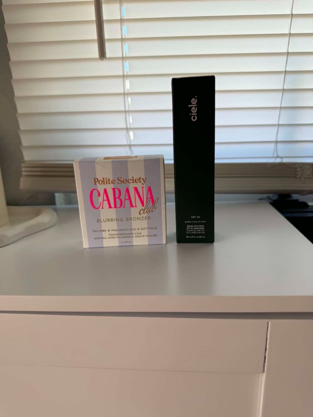Ciele Smoothing Primer & Polite Society Blurring Bronzer
